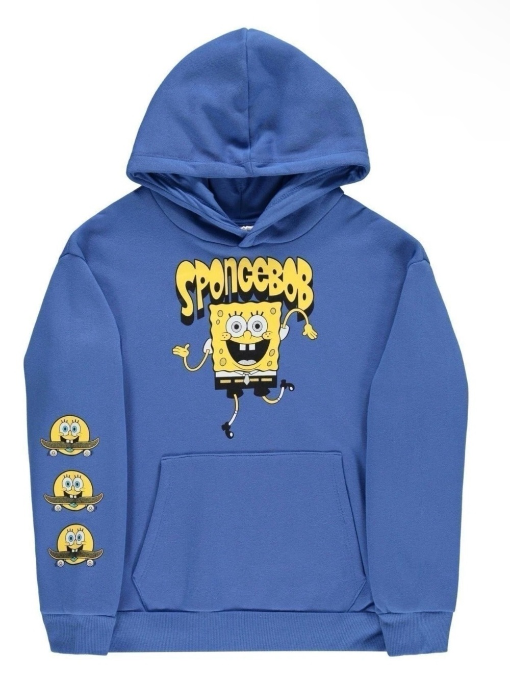 SpongeBob SquarePants Boys Pullover Hoodie Big Boys Sizes 8 Blue